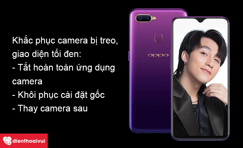 Camera bị treo, giao diện camera tối đen nên làm gì?