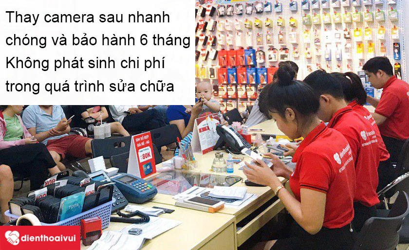 Thay camera sau Oppo F9 chính hãng, uy tín tại Điện Thoại Vui