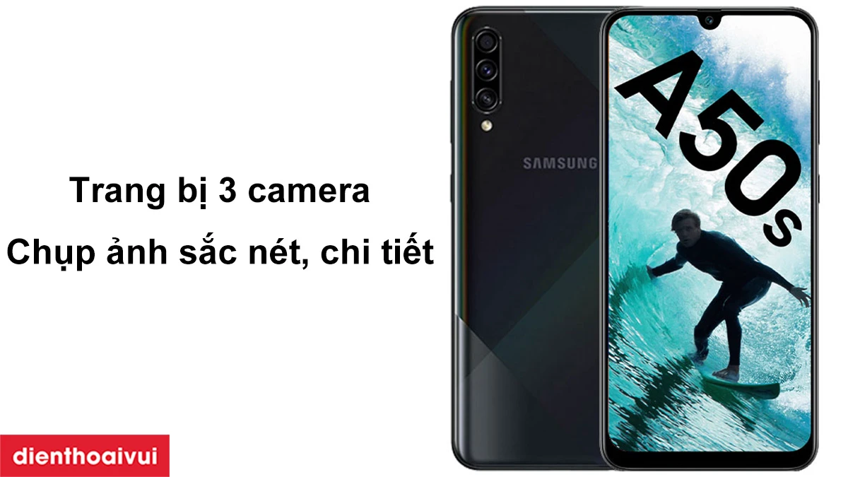 Camera Samsung Galaxy A50s độ ph&acirc;n giải bao nhi&ecirc;u?