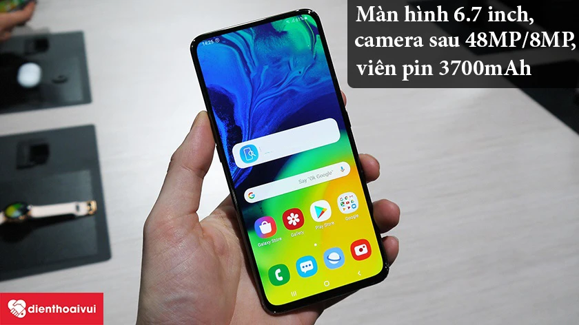 Samsung Galaxy A80 - M&agrave;n hình 6.7 inch, camera sau kép 48MP/8MP, vi&ecirc;n pin 3700mAh