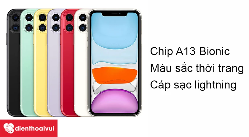 iPhone 11 &ndash; n&acirc;ng cấp camera, c&aacute;p sạc lightning sạc nhanh, truyền tải dữ liệu