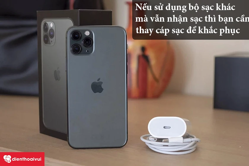 Cách kiểm tra iPhone 11 Pro bị hư cáp sạc
