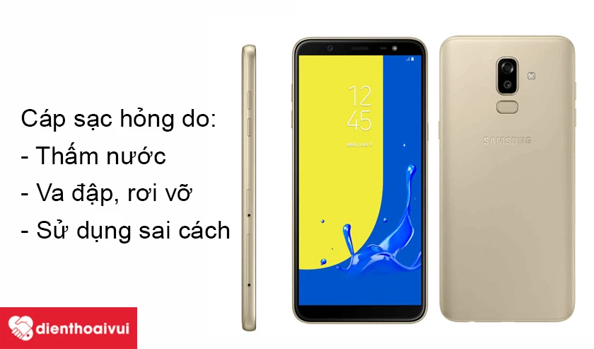 Nguyên nhân hỏng cáp sạc
