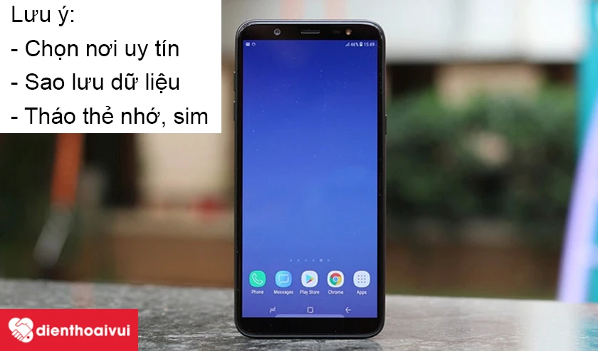 Một số điều nên làm trước khi thay cáp sạc Samsung Galaxy J8 2018
