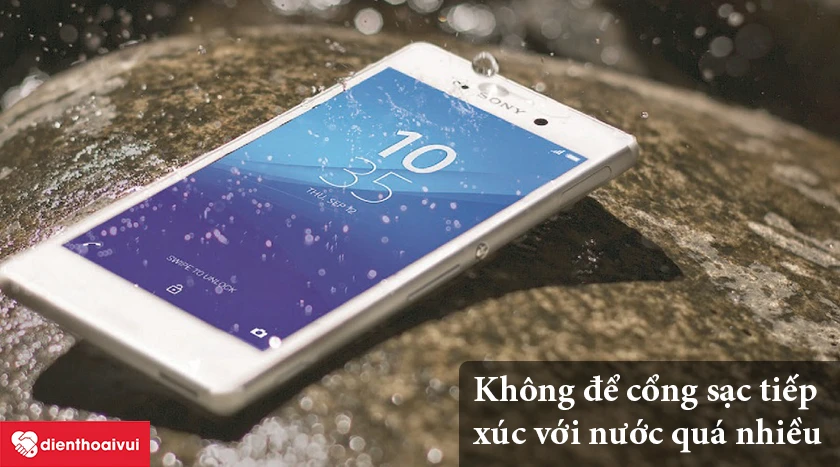 Những điều cần lưu ý tránh hư hỏng cổng sạc trên Sony Xperia M4 Aqua