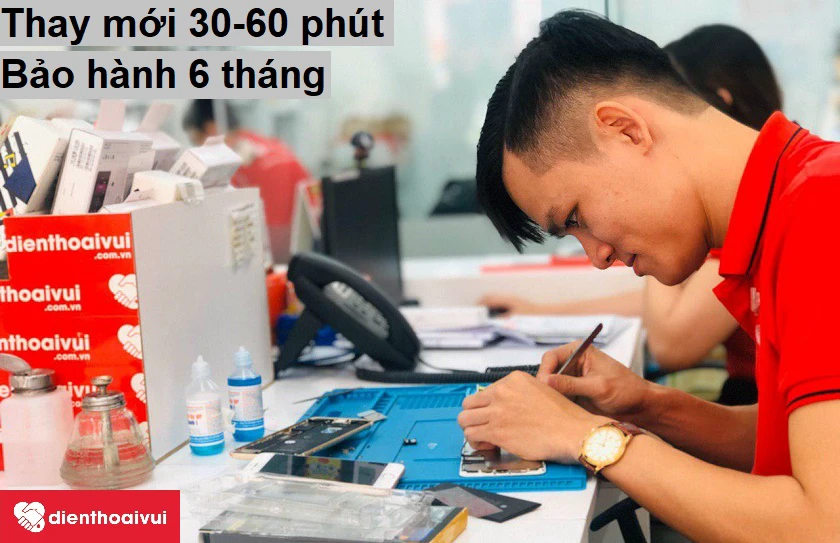 Thay d&acirc;y home Samsung Galaxy A8 Plus 2018 gi&aacute; tốt tại Điện Thoại Vui