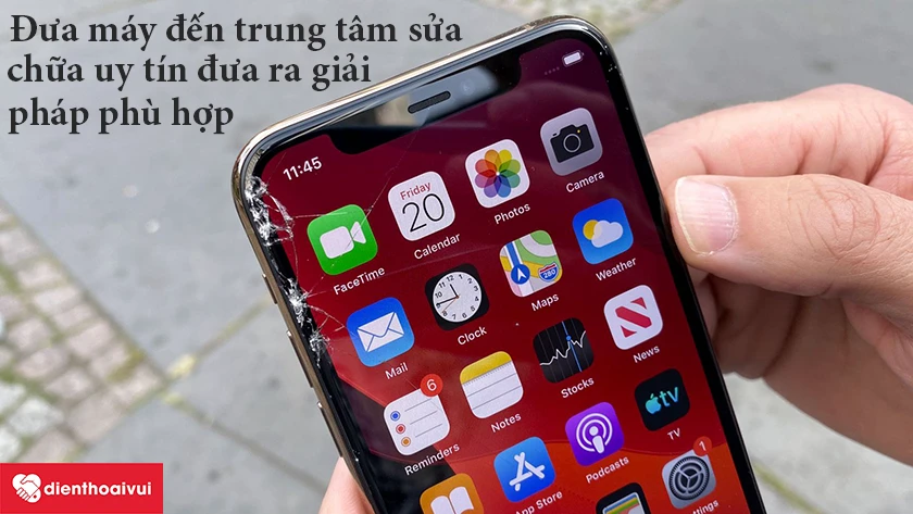 Đưa m&aacute;y đến trung t&acirc;m sửa chữa