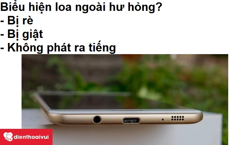 Vệ sinh loa ngo&agrave;i điện thoại Samsung Galaxy C9 Pro đ&uacute;ng c&aacute;ch