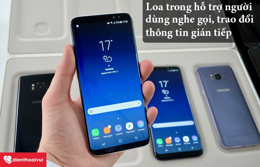 Tác dụng của loa trong Samsung Galaxy S8 Plus