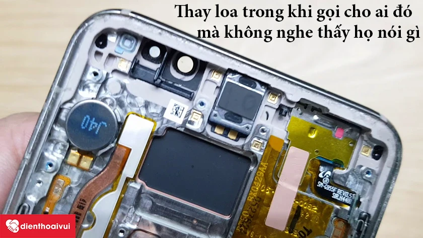 Làm sao để biết được Samsung Galaxy S8 Plus lỗi loa trong hay loa ngoài?
