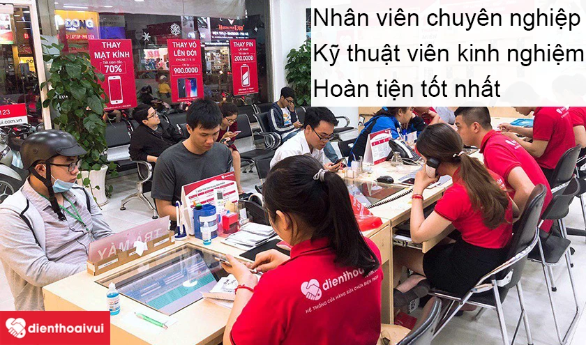 Thay m&agrave;n h&igrave;nh Samsung Galaxy A5 2018 chuy&ecirc;n nghiệp, uy t&iacute;n tại Điện Thoại Vui
