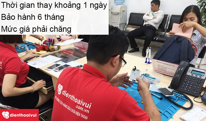Thay m&agrave;n h&igrave;nh Samsung Galaxy A5 2018 chuy&ecirc;n nghiệp, uy t&iacute;n tại Điện Thoại Vui