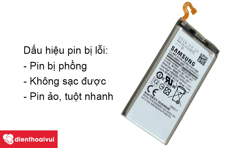 Dấu hiệu hỏng chai pin