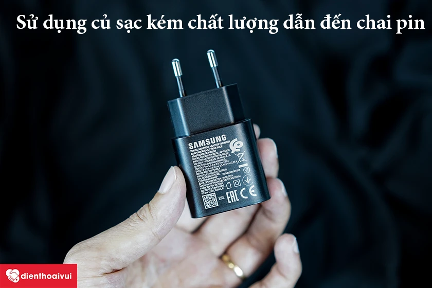 Nguy&ecirc;n nh&acirc;n chai pin điện thoại