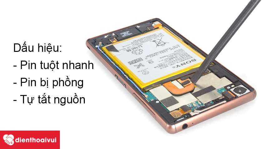 Dấu hiệu cho thấy bạn cần thay pin Sony Xperia L1
