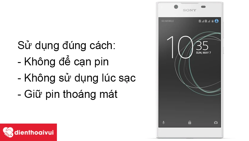 Hướng dẫn sử dụng pin smartphone đúng cách