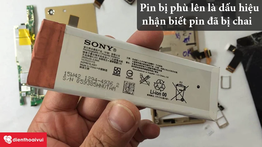 Pin bị ph&ugrave;
