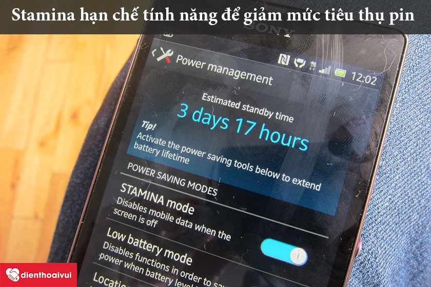 Chế độ Stamina