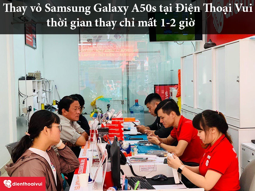 Dịch vụ thay vỏ Samsung Galaxy A50s gi&aacute; rẻ lấy ngay tại Điện Thoại Vui