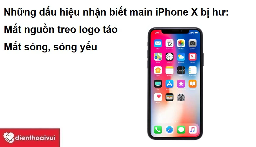 Khi n&agrave;o cần thay main điện thoại iPhone X