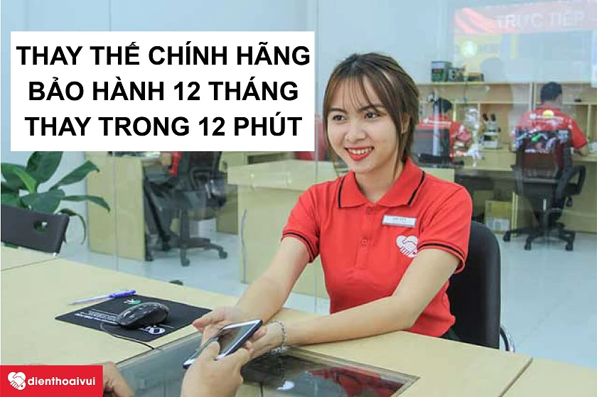 Dịch vụ thay pin iPhone 6S dung lượng si&ecirc;u cao Pisen ch&iacute;nh h&atilde;ng tại Điện Thoại Vui