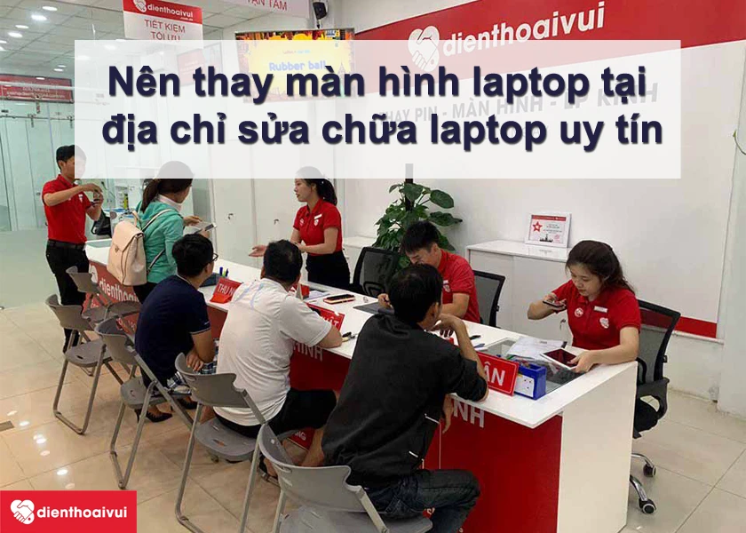 Sửa màn hình máy tính, laptop bị sọc bao nhiêu tiền?
