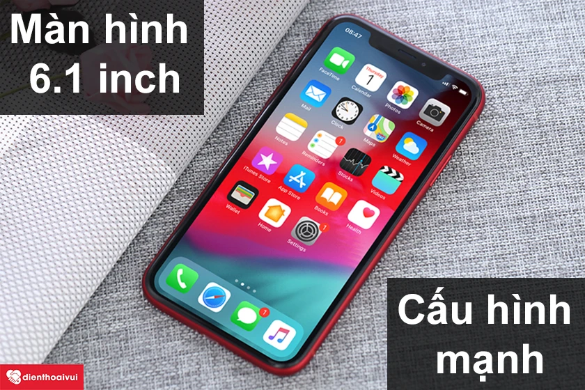 iPhone XR - Cấu h&igrave;nh mạnh, m&agrave;n h&igrave;nh tai thỏ 6.1 inch