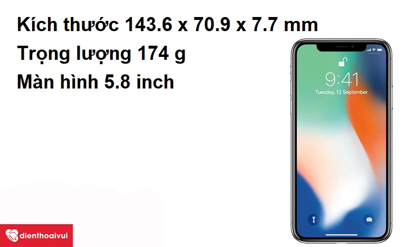 Thiết kế nhỏ gọn 143.6 x 70.9 x 7.7 mm v&agrave; trọng lượng cực kỳ nhẹ 174 g