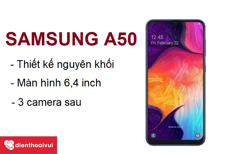 Thiết kế nguy&ecirc;n khối, m&agrave;n h&igrave;nh 6,4 inch sắc n&eacute;t