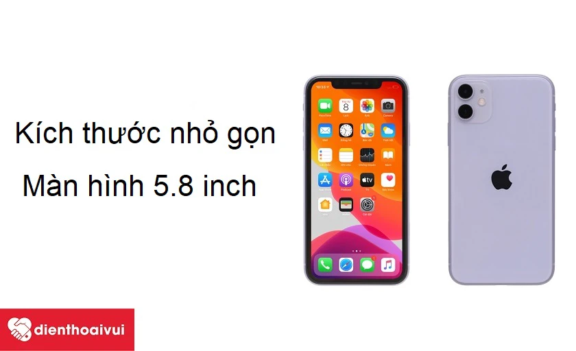K&iacute;ch thước nhỏ gọn
