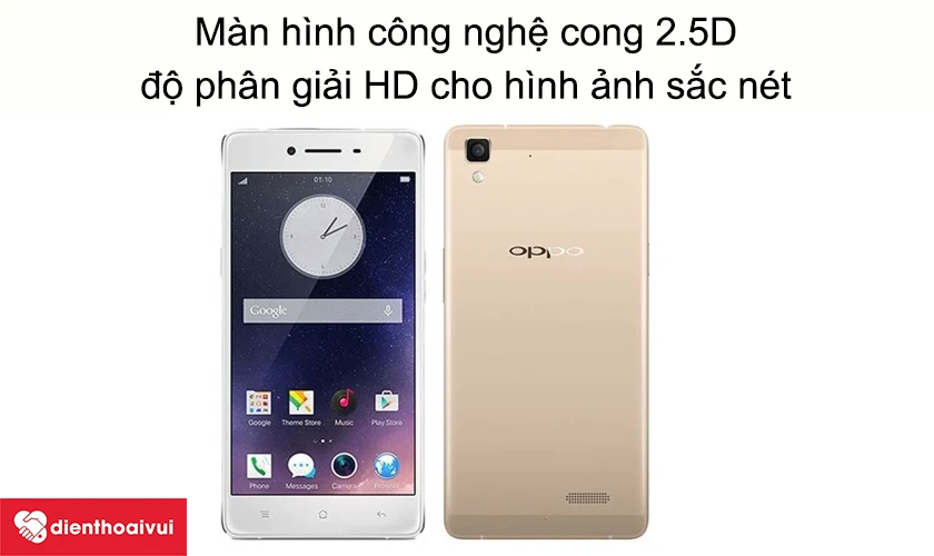 M&agrave;n h&igrave;nh c&ocirc;ng nghệ cong 2.5D, độ ph&acirc;n giải HD cho h&igrave;nh ảnh sắc n&eacute;t