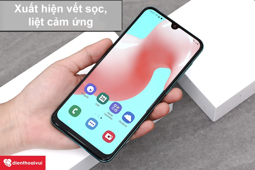 Dấu hiệu cần thay k&iacute;nh Samsung Galaxy A50S mới