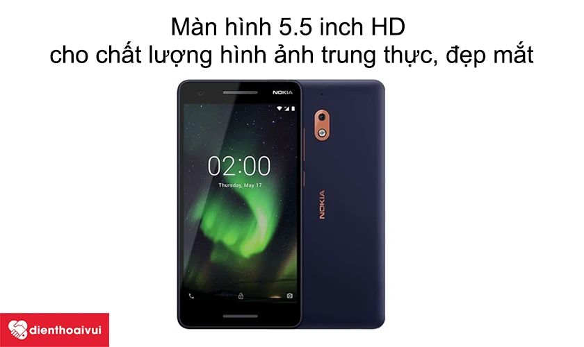 Thay màn hình Nokia 2.1 giá rẻ, chính hãng, uy tín tại TP.HCM và Hà Nội
