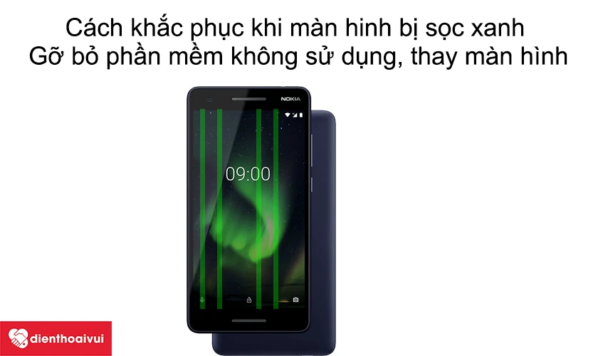 Cách khắc phục khi màn hình bị sọc xanh