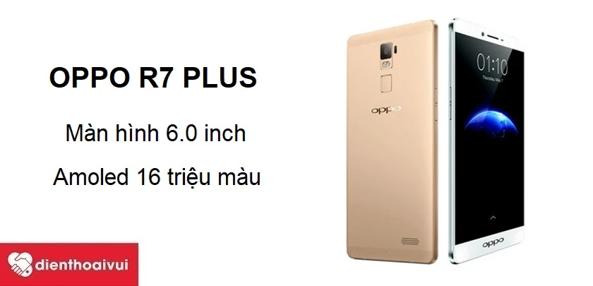 M&agrave;n h&igrave;nh 6.0 inch, AMOLED 16 triệu m&agrave;u