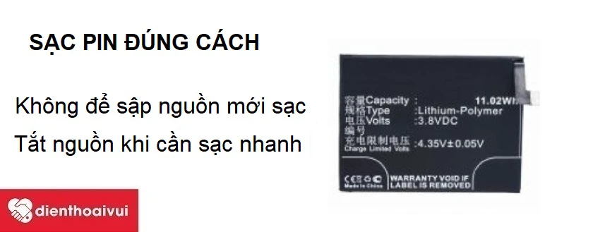 C&aacute;ch sạc pin OPPO R7S đ&uacute;ng c&aacute;ch