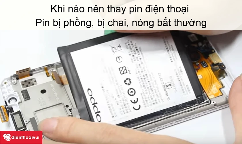 Khi nào nên thay pin điện thoại OPPO Find X