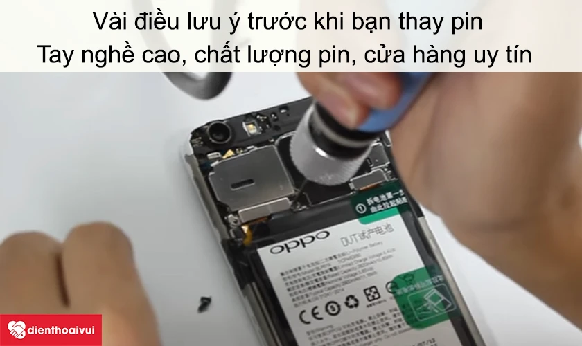 Vài điều lưu ý trước khi bạn thay pin OPPO Find X