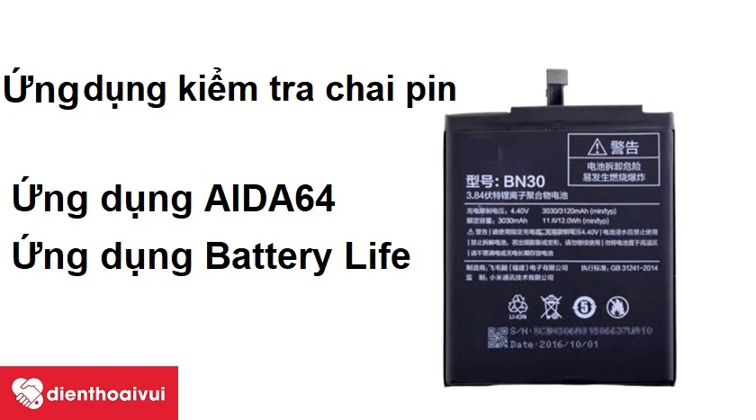 Kiểm tra Xiaomi Redmi 4A bị chai pin