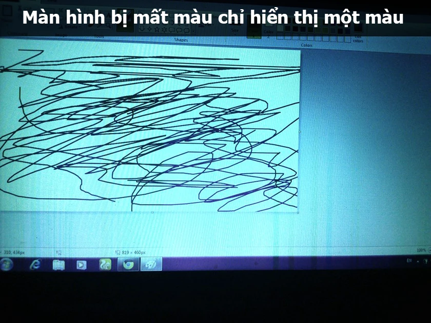 Thế nào là màn hình laptop mất màu, sai màu