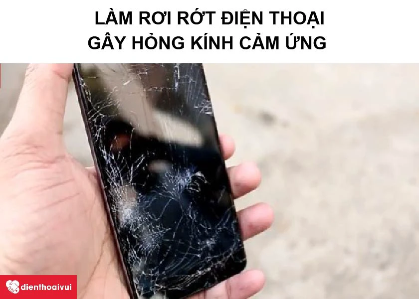 L&agrave;m rơi rớt điện thoại