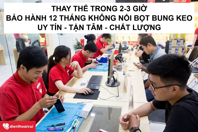 Dịch vụ thay &eacute;p k&iacute;nh OPPO F3 ch&iacute;nh h&atilde;ng, bảo h&agrave;nh d&agrave;i hạn tại Điện Thoại Vui