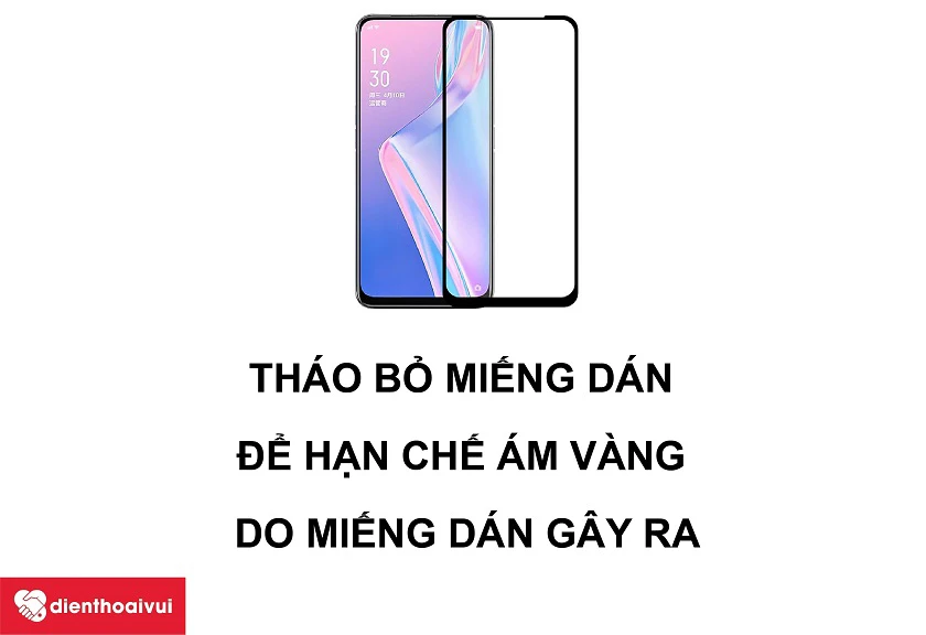 Th&aacute;o bỏ miếng d&aacute;n m&agrave;n h&igrave;nh cho K3