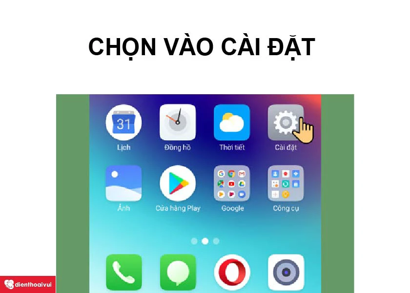 V&agrave;o C&agrave;i đặt