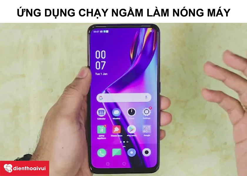 Pin OPPO K3 bị lỗi n&oacute;ng l&ecirc;n nhanh khi sạc