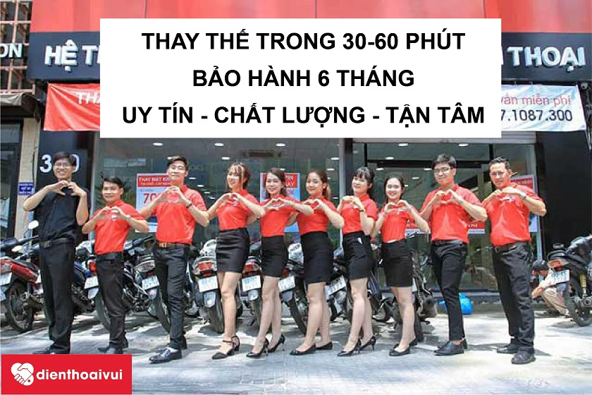 Dịch vụ thay pin OPPO R9 Plus bảo h&agrave;nh d&agrave;i tại Điện Thoại Vui