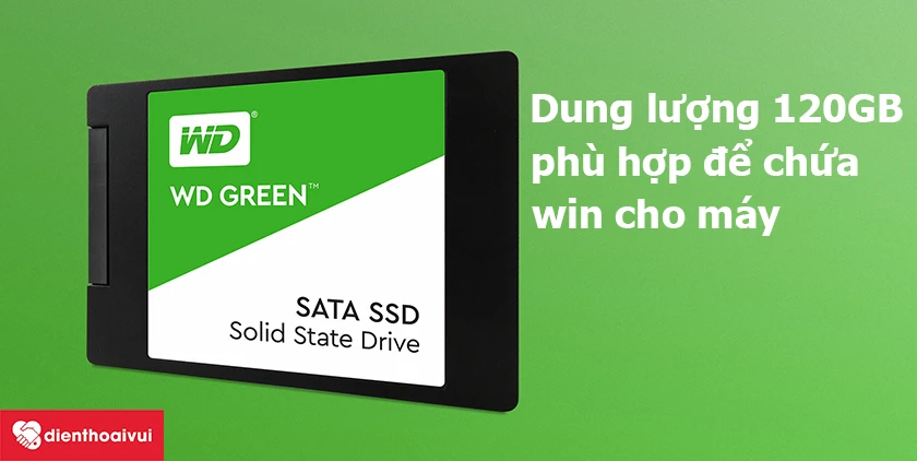 Dung lượng 120GB vừa đủ