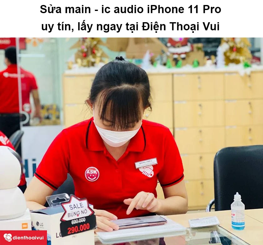 sửa main ic audio iphone 11 pro