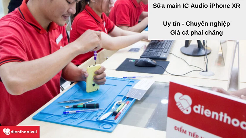 sửa main ic audio iphone xr
