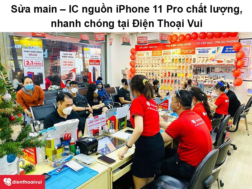 sửa main ic nguồn iphone 11